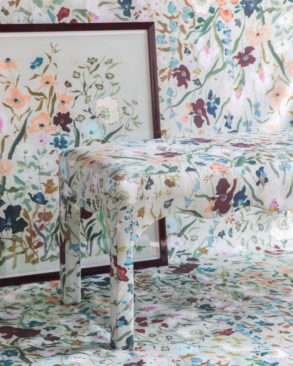 Gigi Wavy Bench in Gossamer - Cornucopia