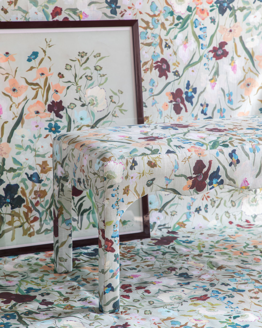 Gigi Wavy Bench in Gossamer - Cornucopia