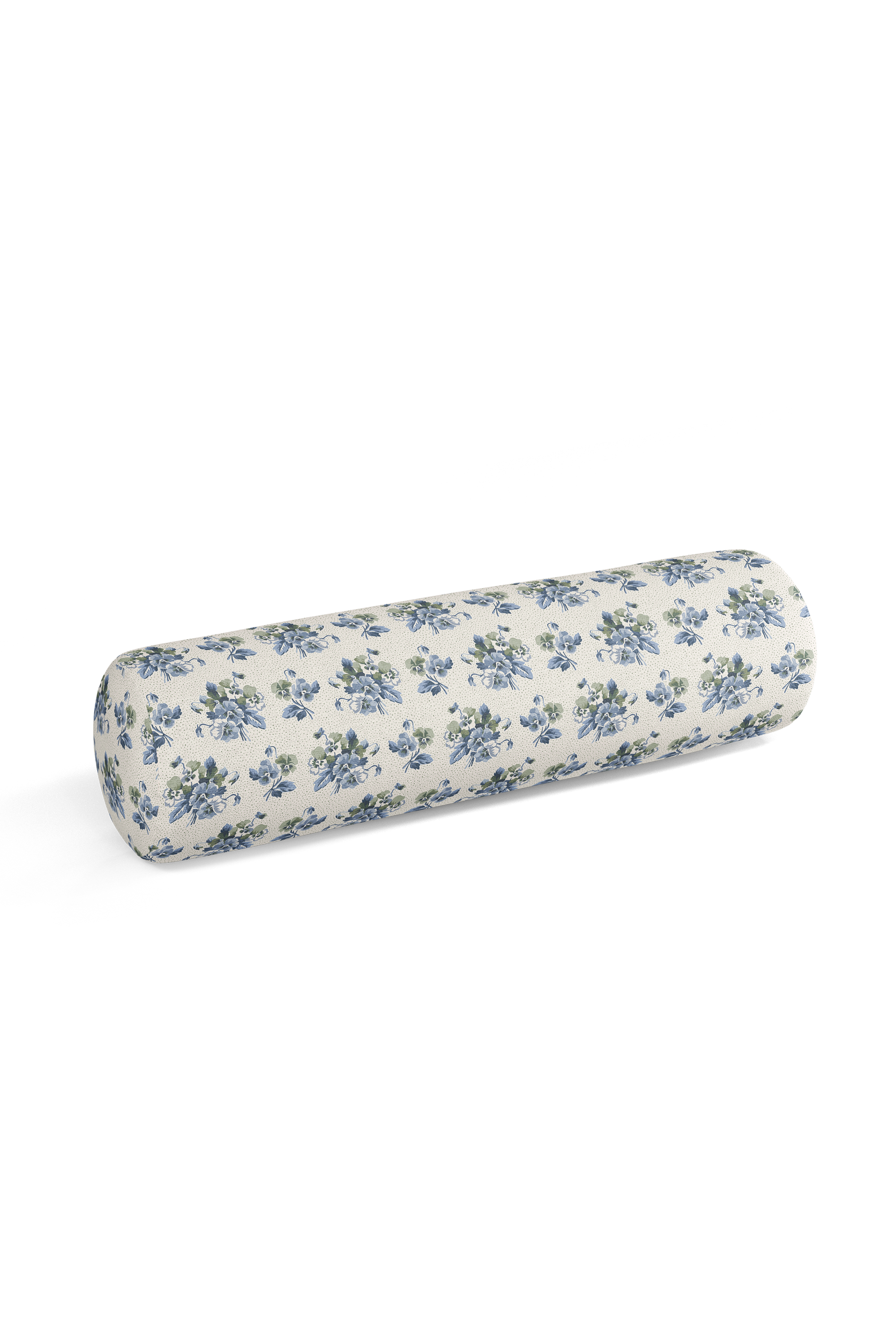 Chintz Bouquet Pillow in Blue