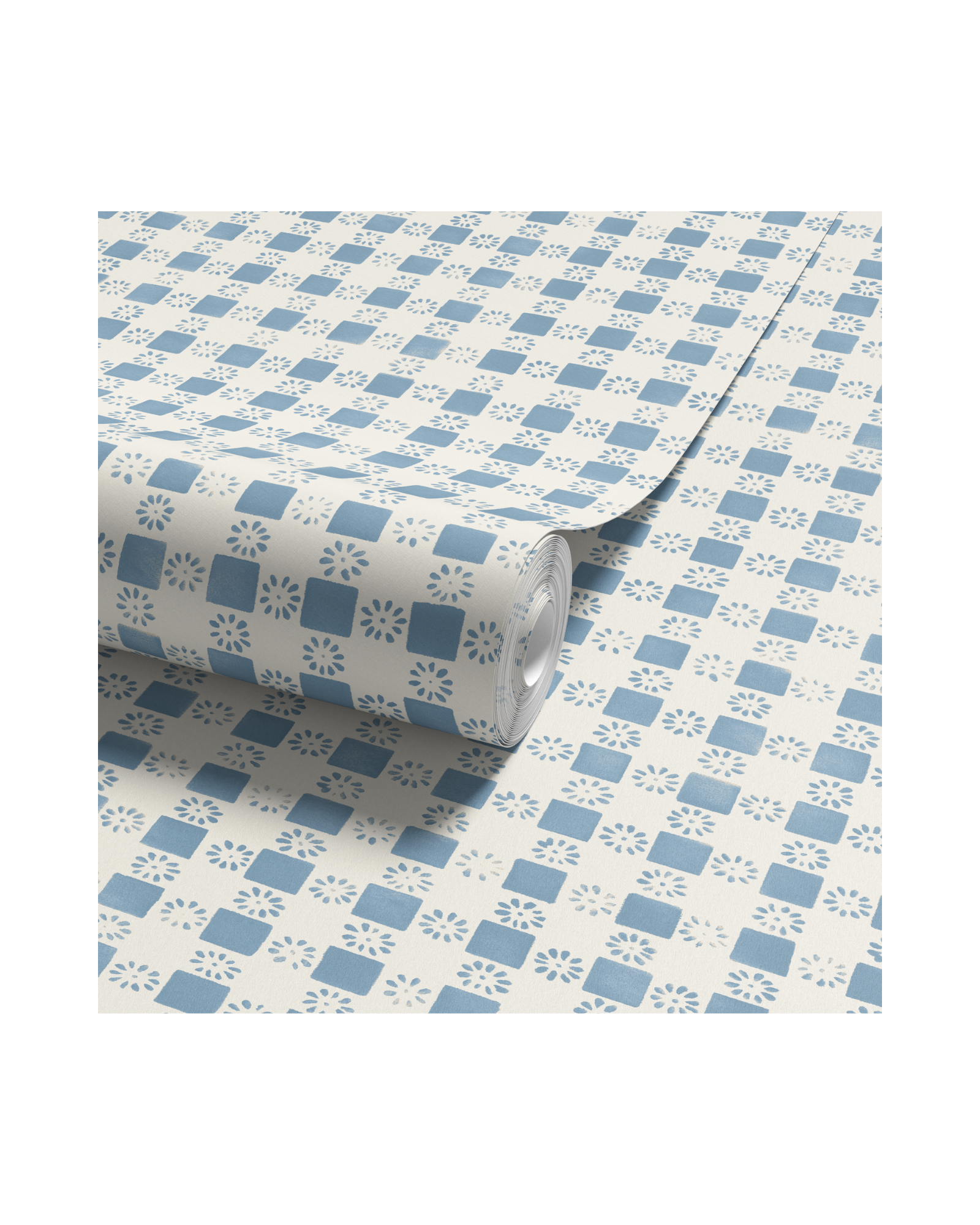 Coperta Check - French Blue (WP)