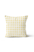 Coperta Check Pillow in Buttercup