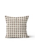 Coperta Check Pillow in Chestnut