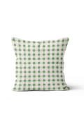 Coperta Check Pillow in Leaf