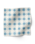 Coperta Check - French Blue (F)