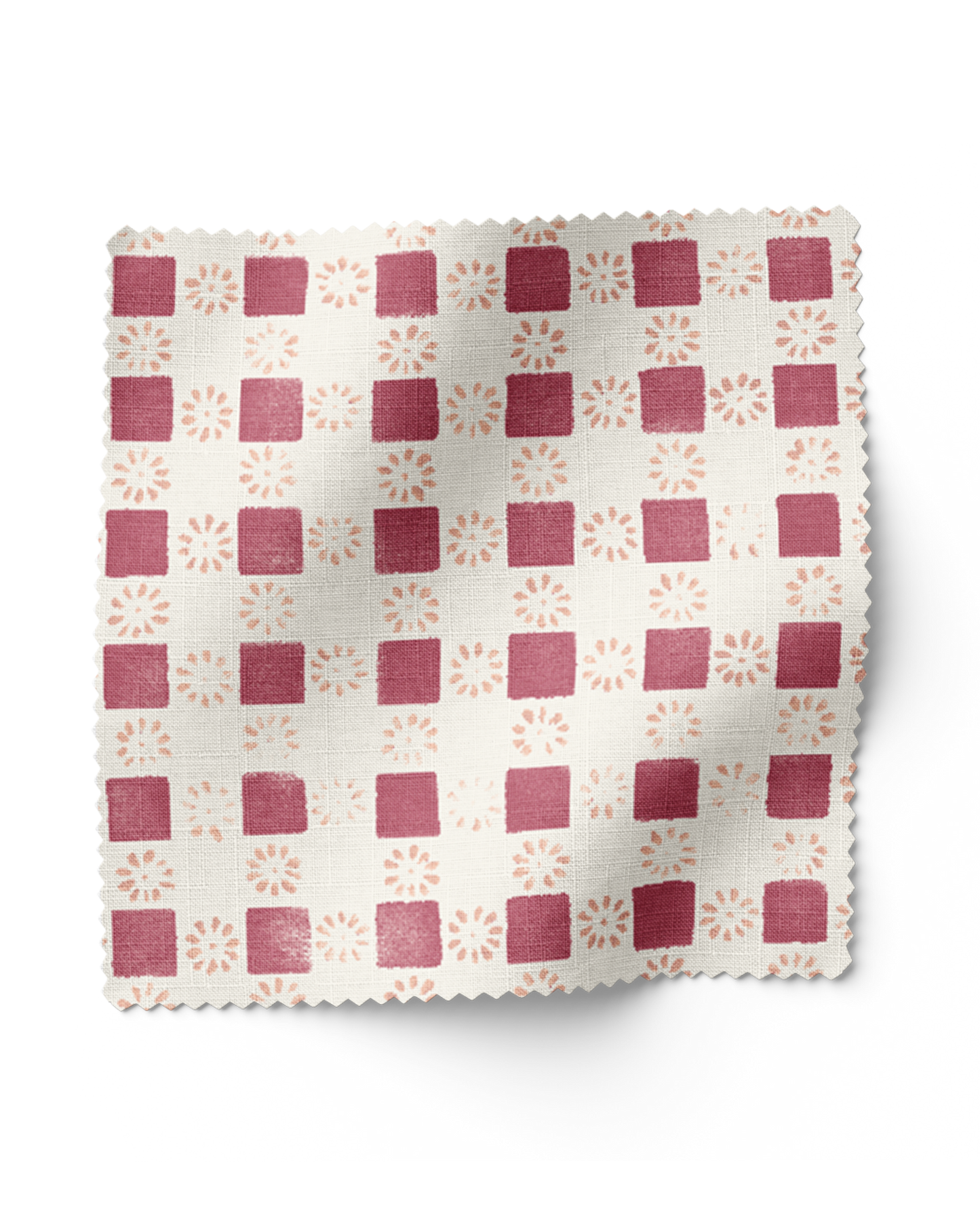 Coperta Check - Raspberry (F)