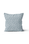 Deco Vine Pillow in French Blue