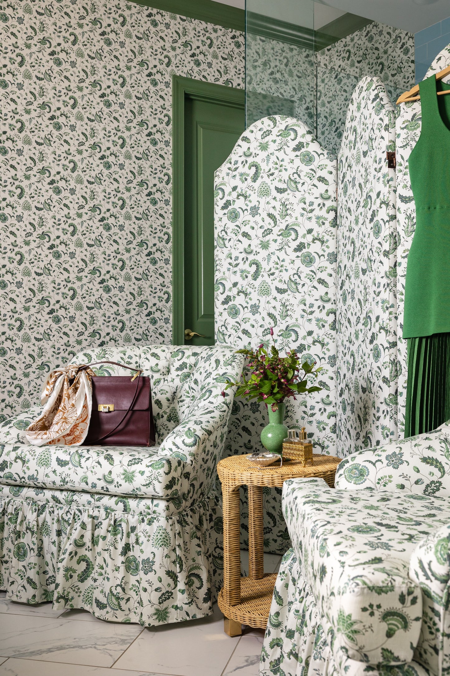 Indienne Jardin - Verdant (F)