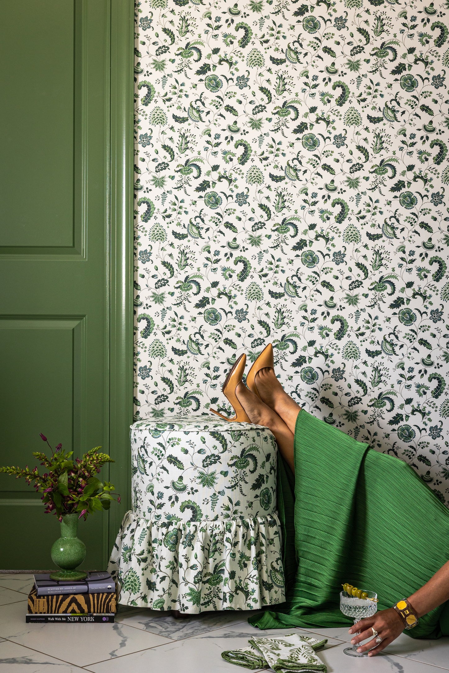 Indienne Jardin - Verdant (F)