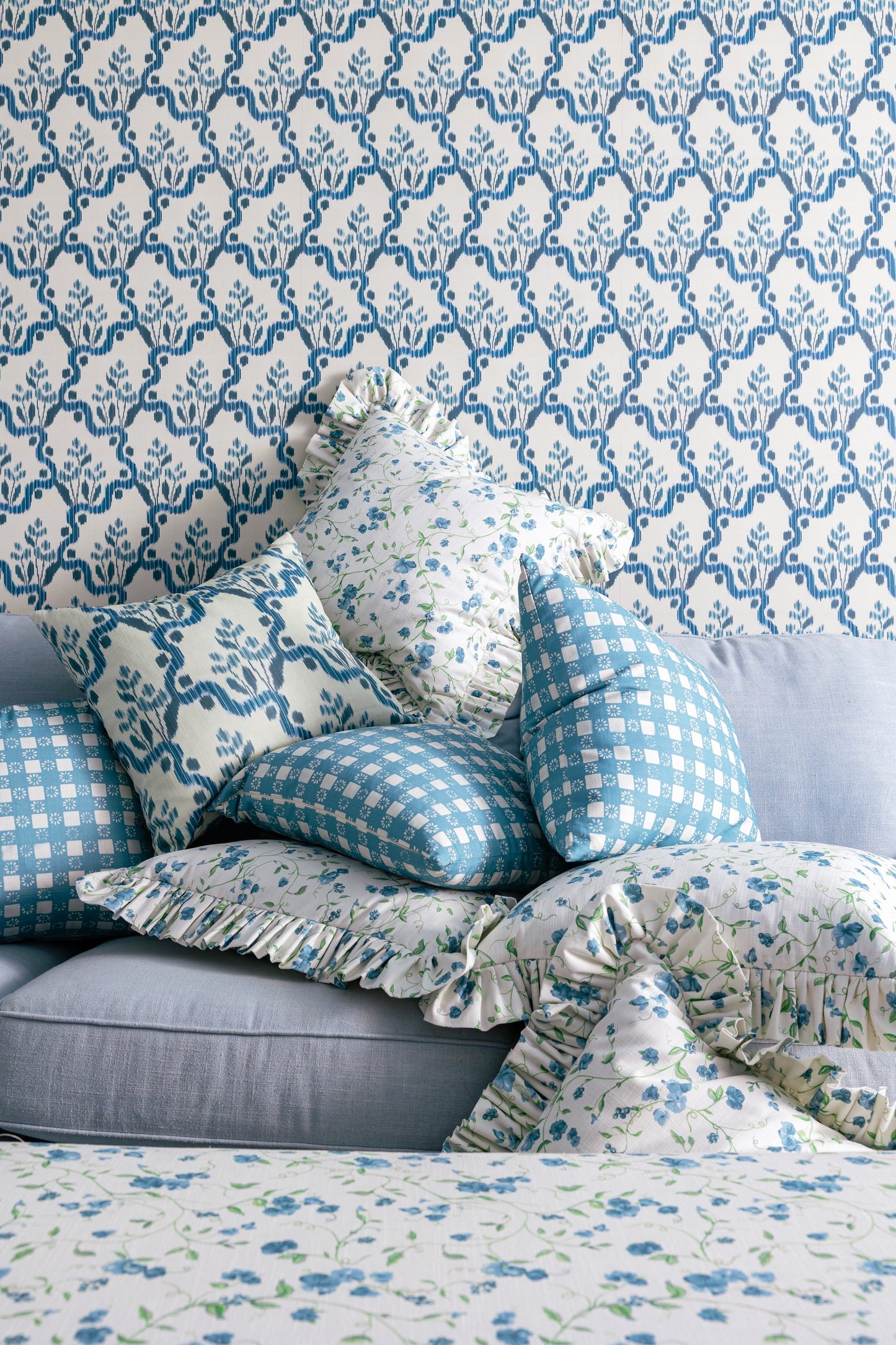 Coperta Check - Sky Blue (F)