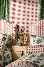 Coperta Check - Raspberry (F)