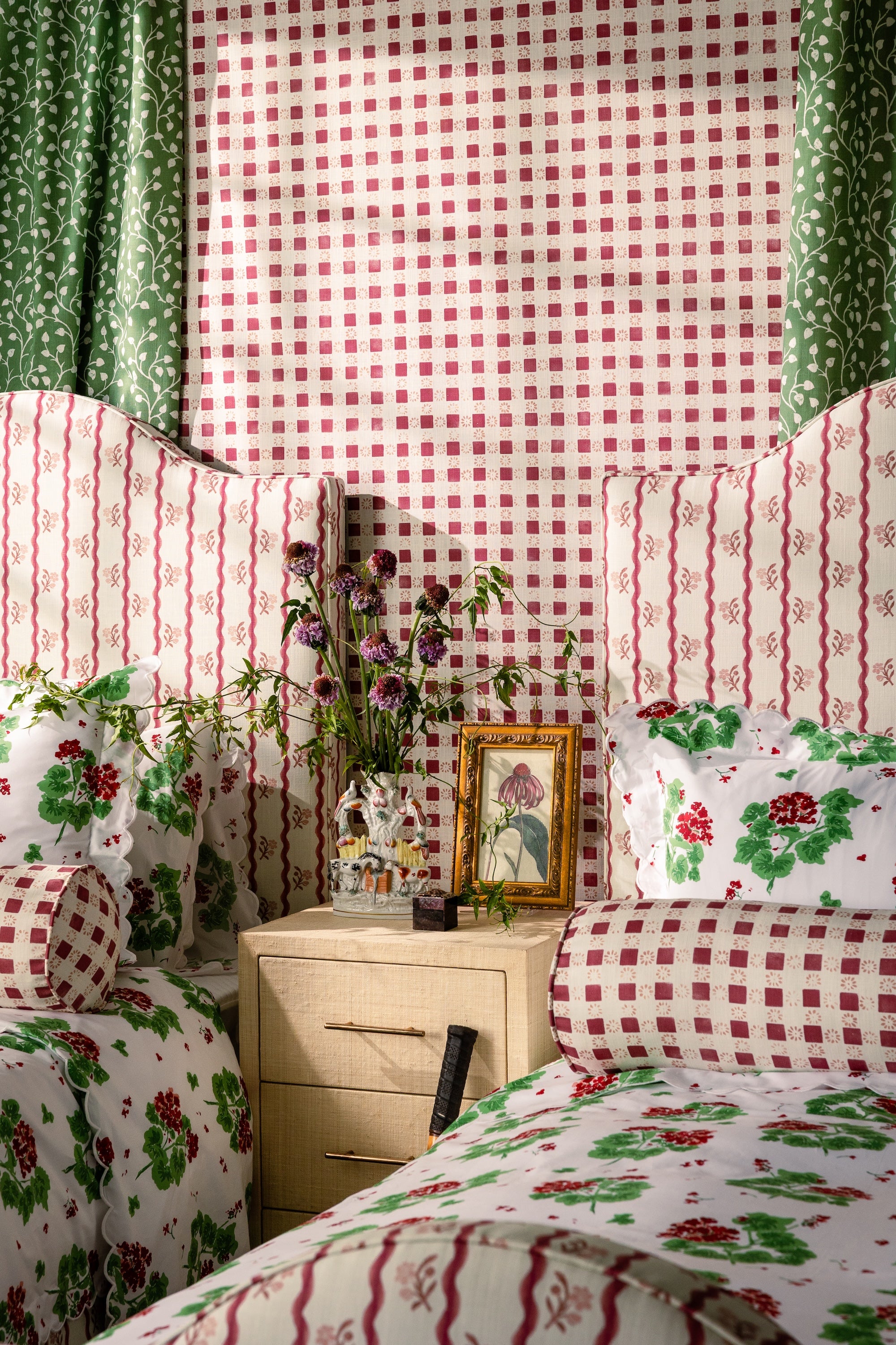 Coperta Check - Raspberry (F)