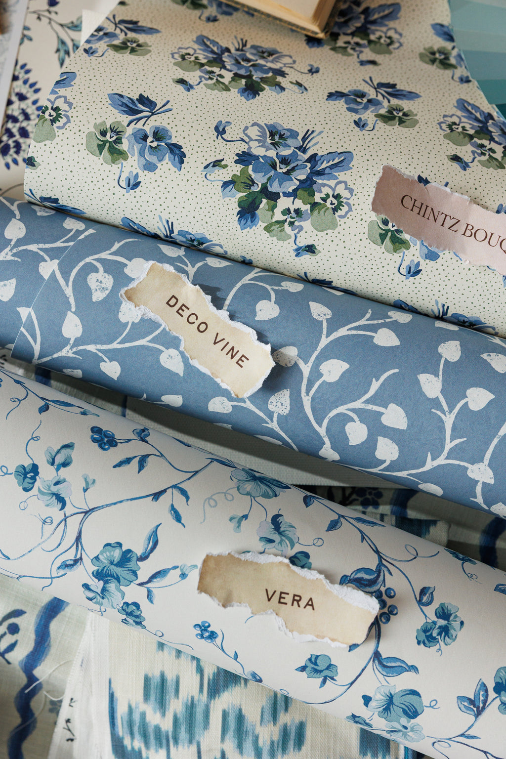 Chintz Bouquet - Blue (WP)