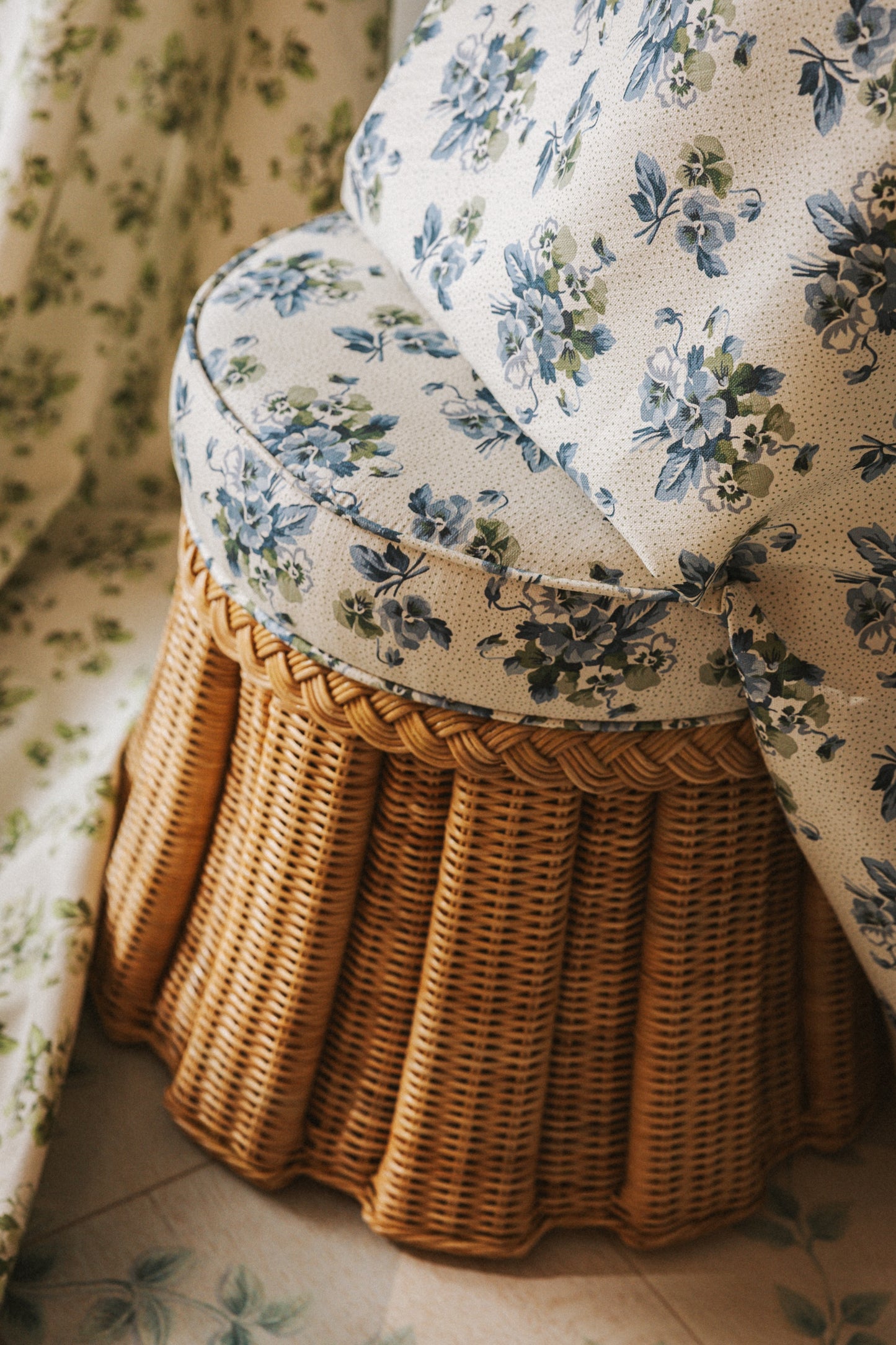Chintz Bouquet - Blue (F)