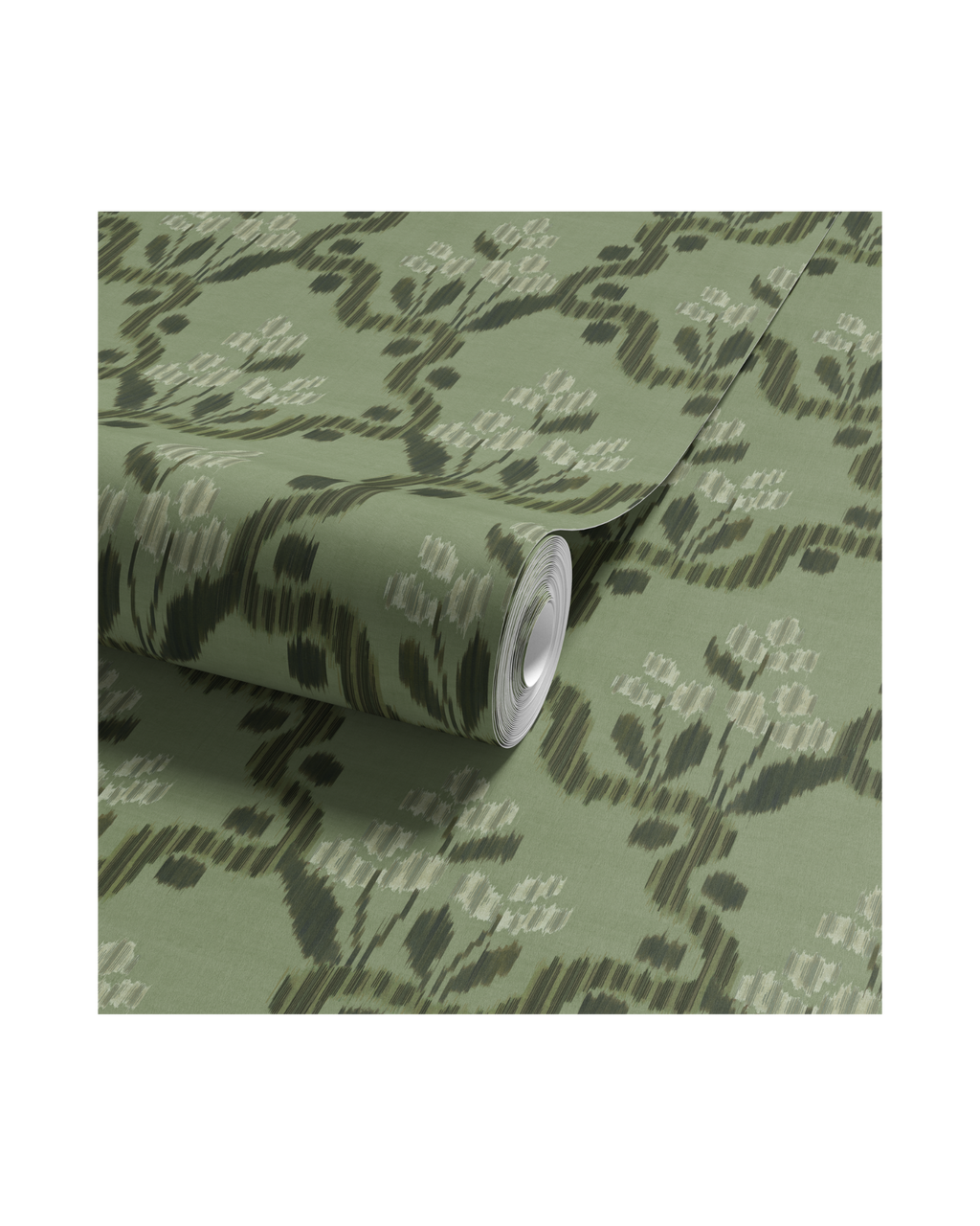 Heirloom Ogee Ikat - Cypress (WP)