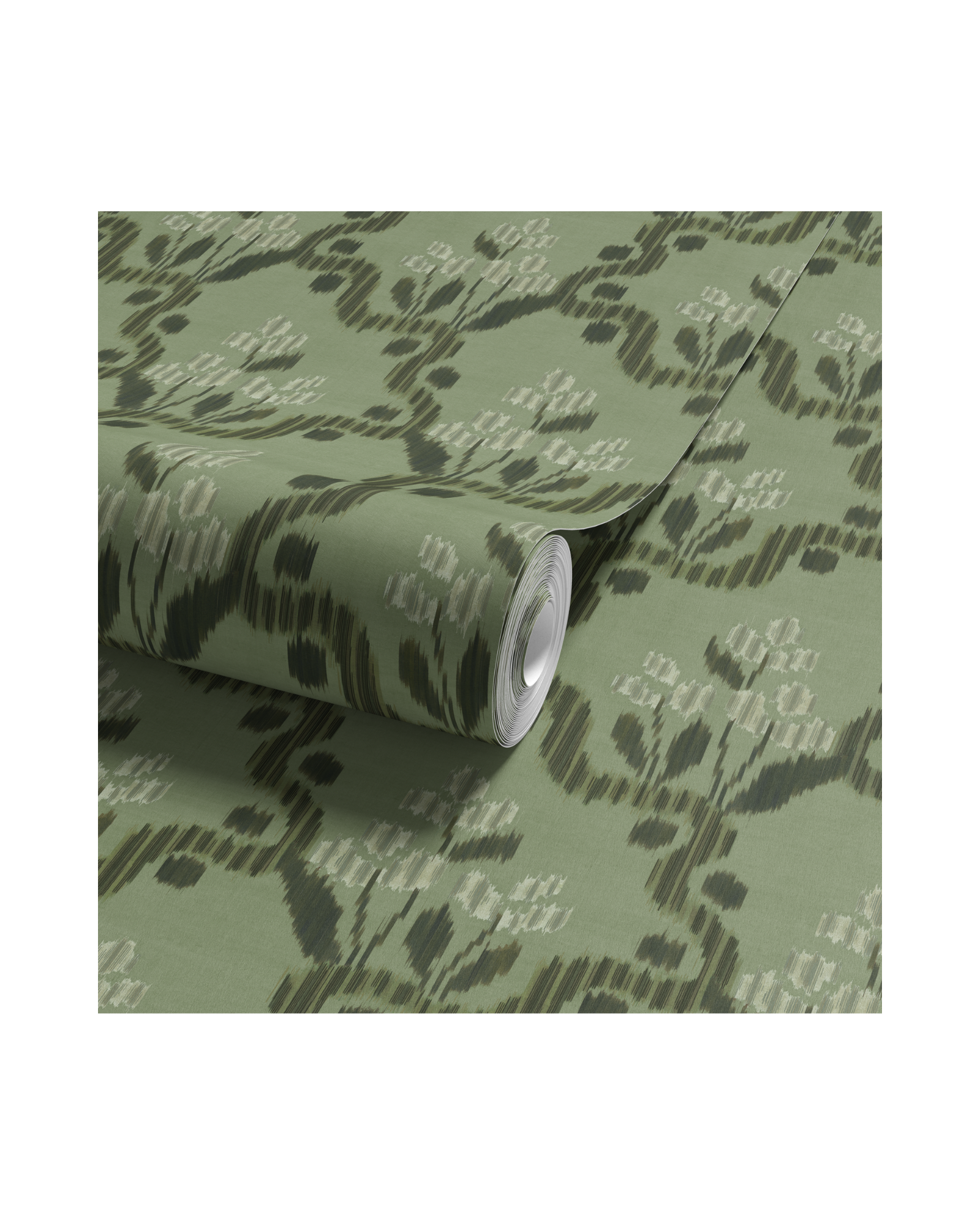 Heirloom Ogee Ikat - Cypress (WP)