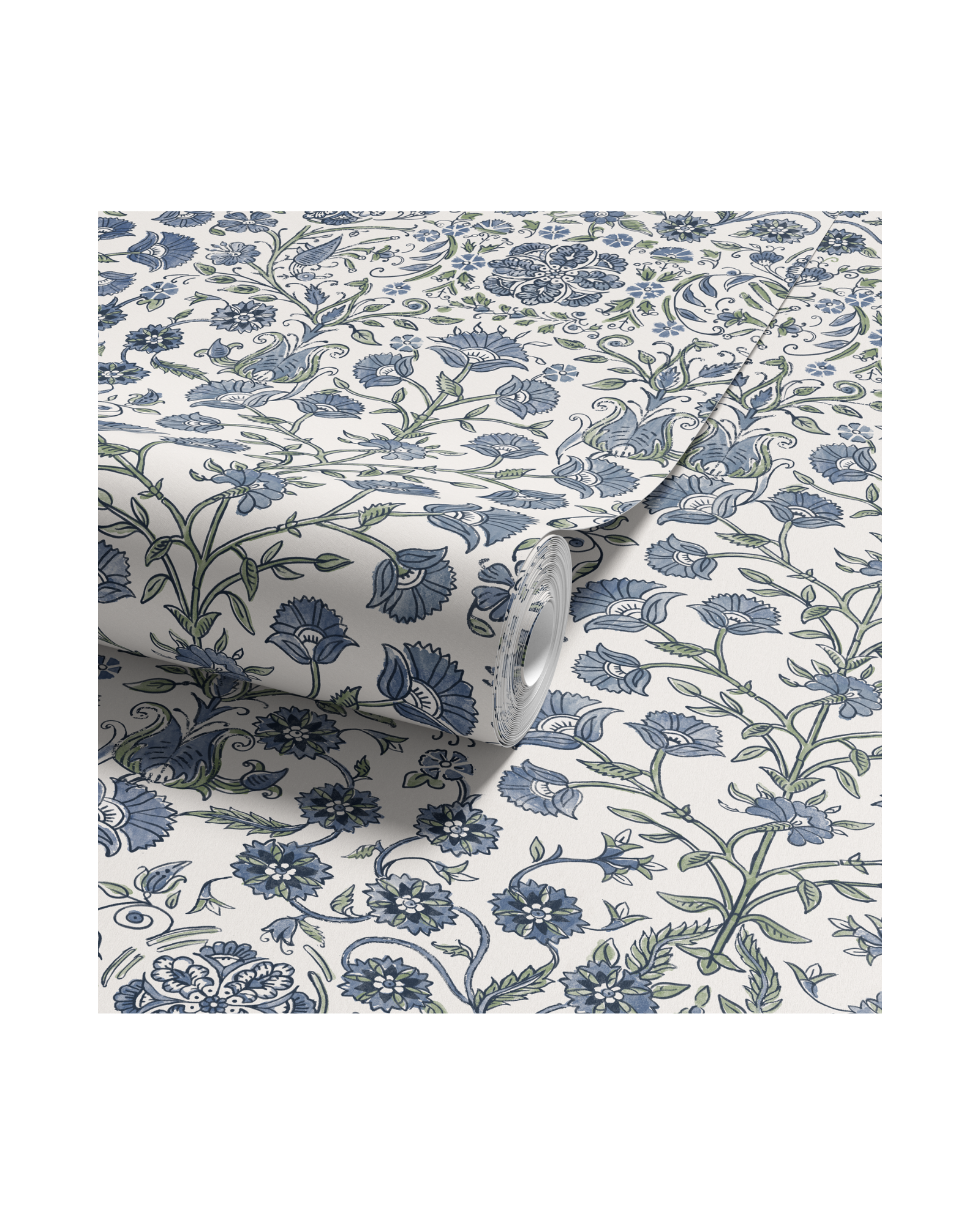 Indienne Chintz - Indigo (WP)