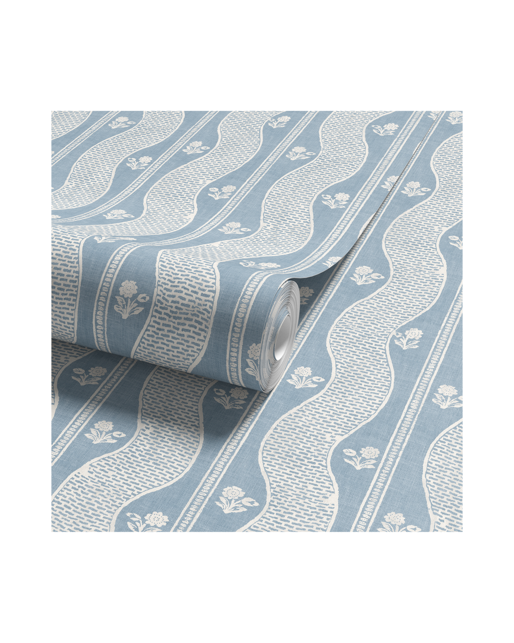 Indienne Fleuri - Chambray (WP)