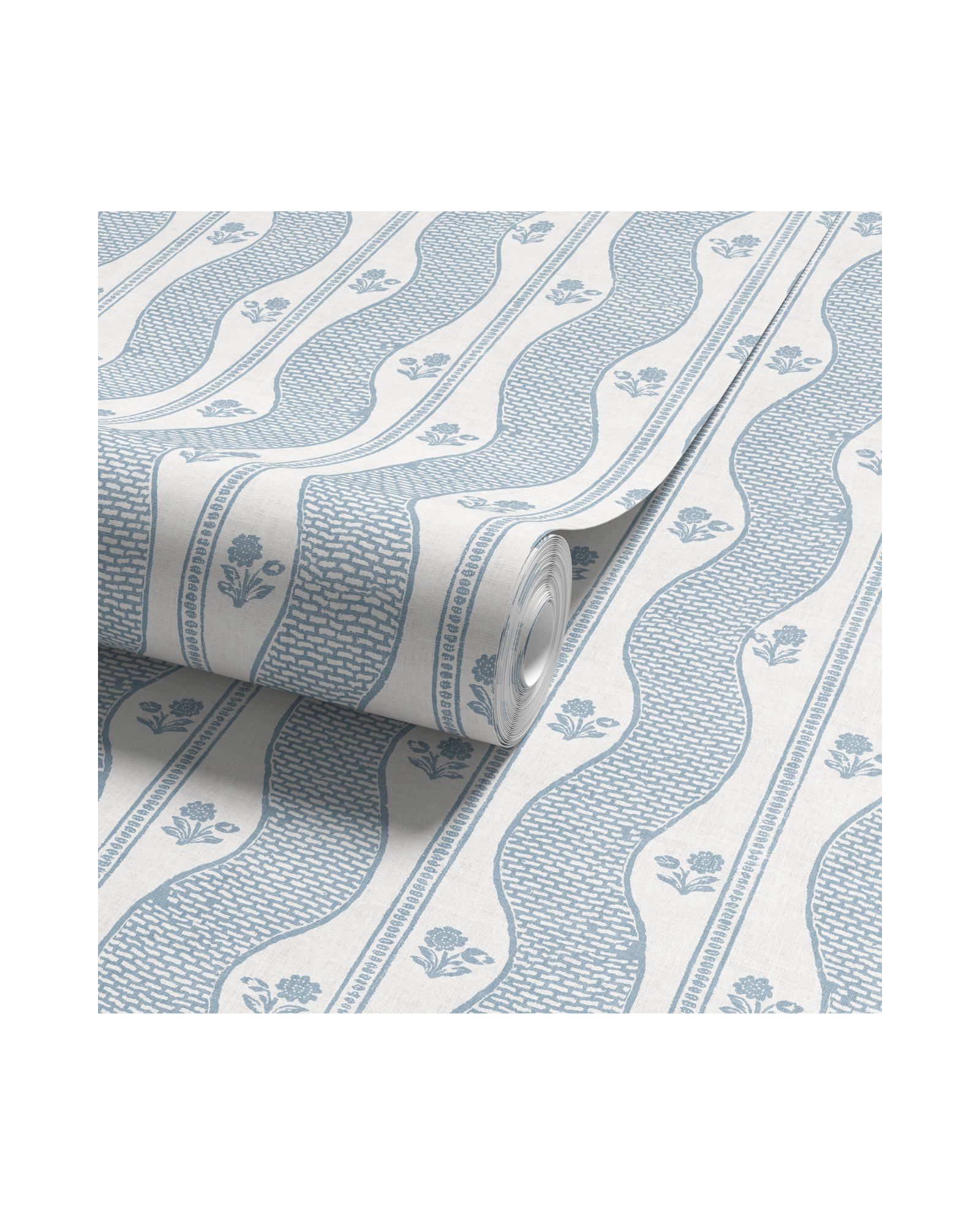 Indienne Fleuri - Cloud Blue (WP)