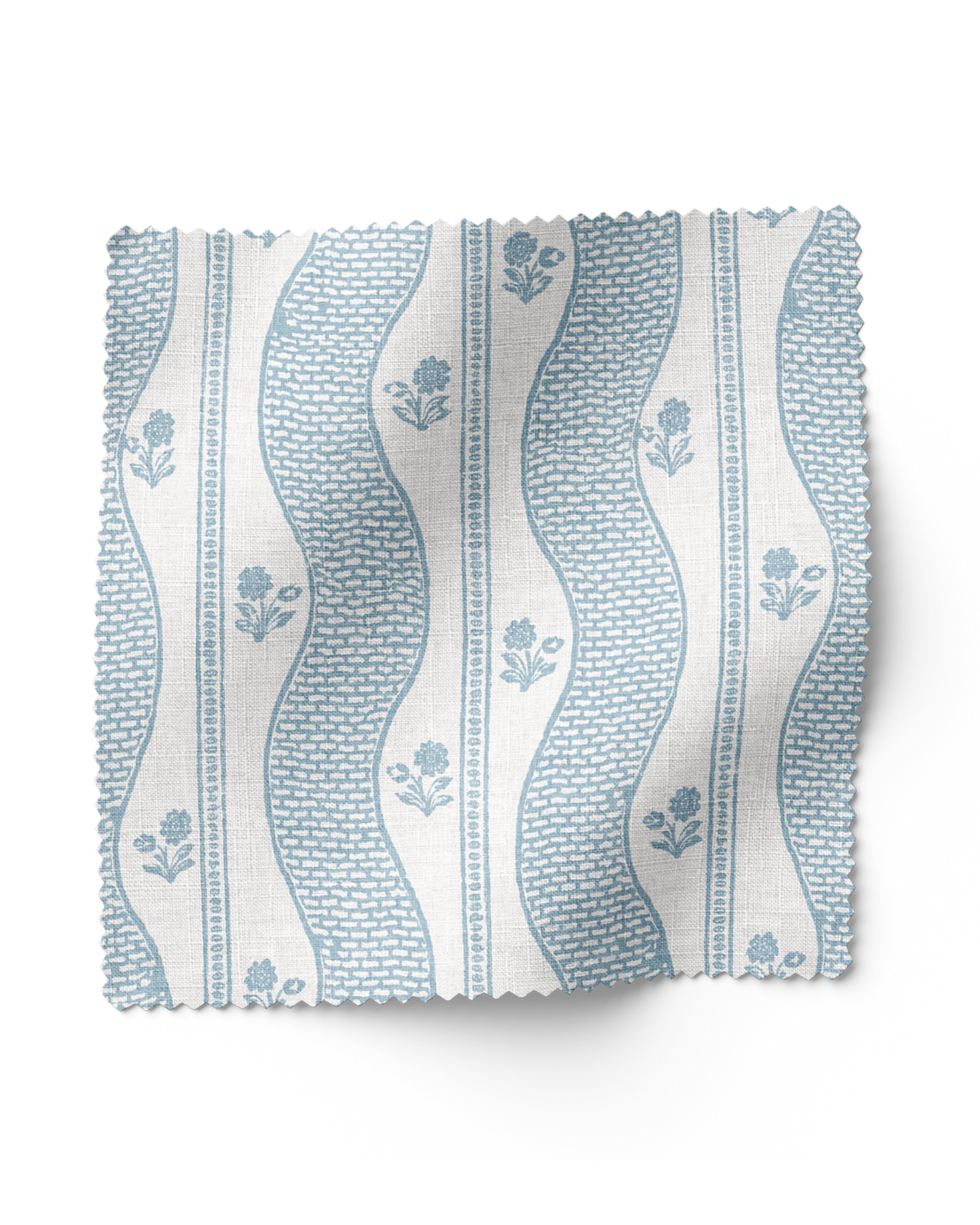 Indienne Fleuri - Cloud Blue (F)
