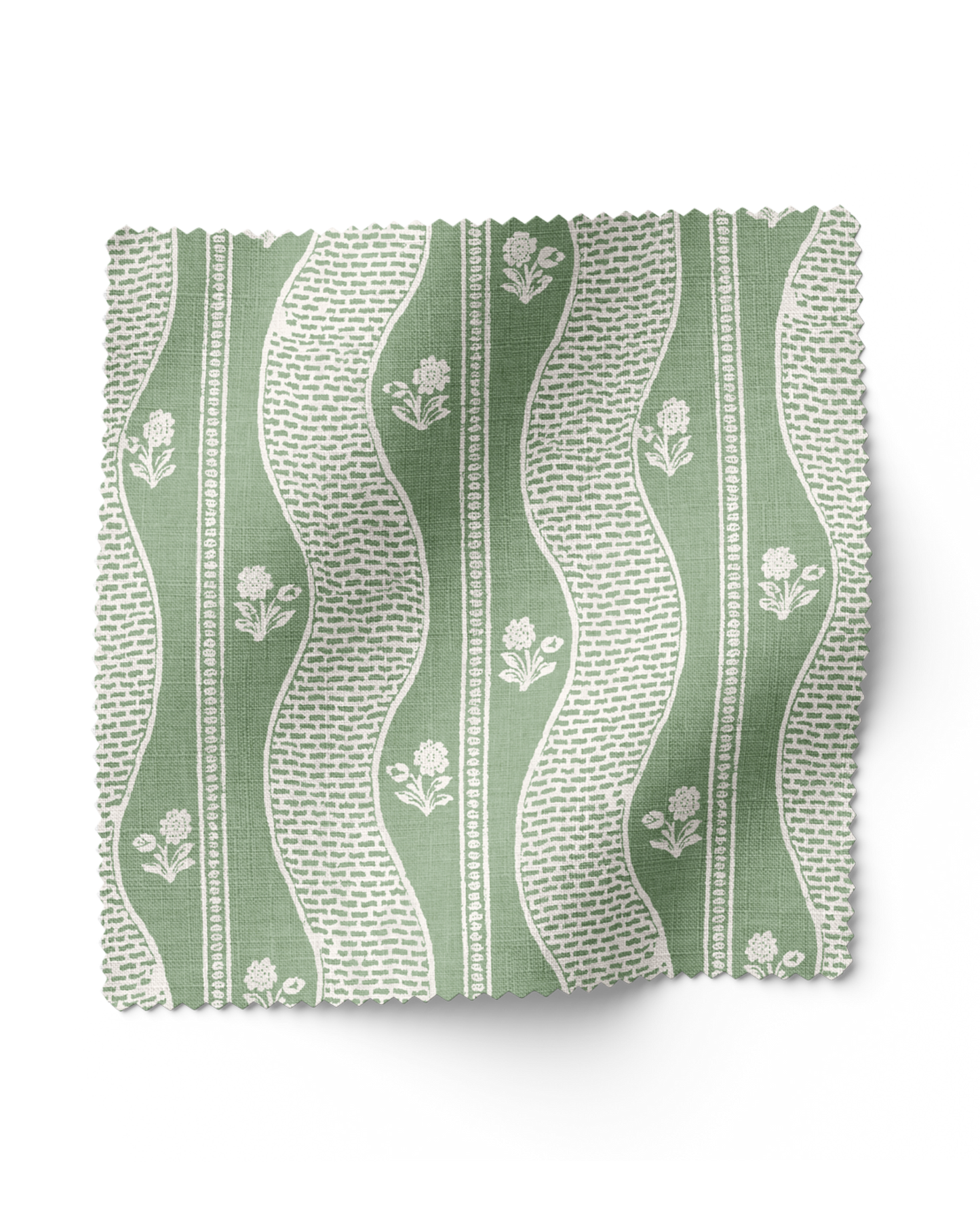 Indienne Fleuri - Sage (F)