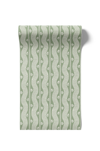 Indienne Fleuri - Sage (WP)