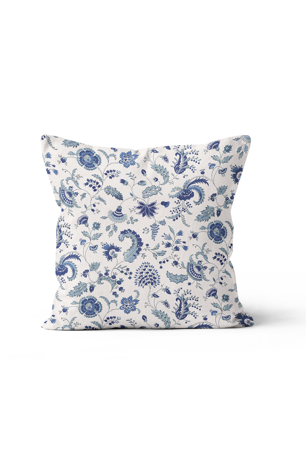 Indienne Jardin Pillow in Delft