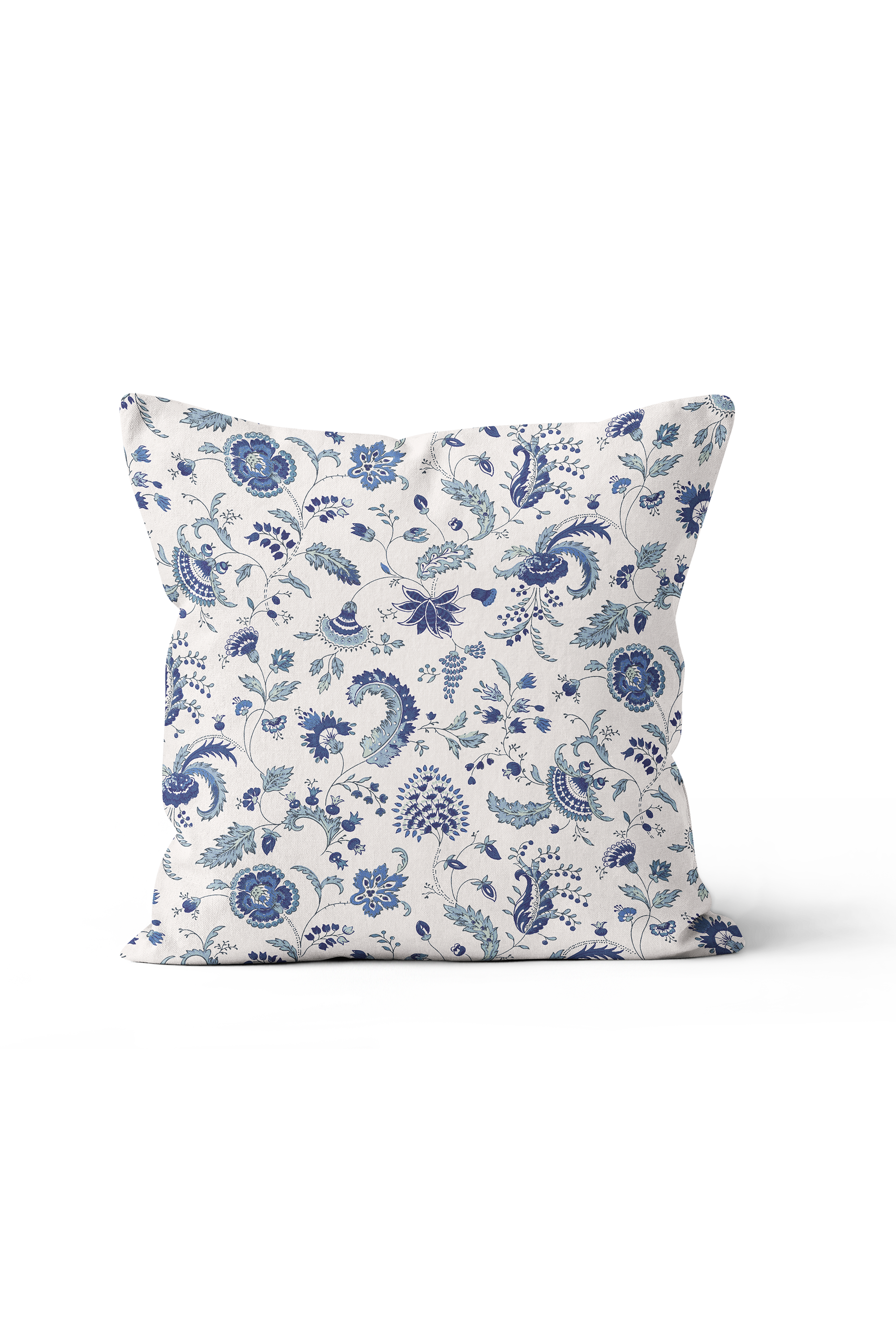 Indienne Jardin Pillow in Delft