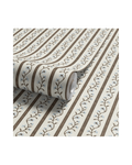 Juniper Floral Stripe - Blue/Chocolate (WP)