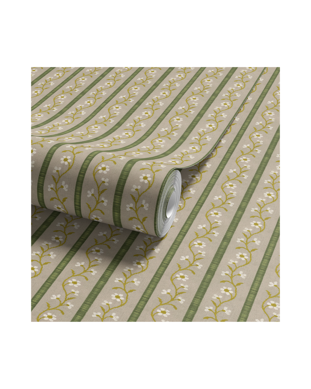 Juniper Floral Stripe - Citrine Multi (WP)