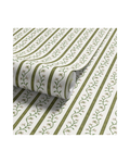 Juniper Floral Stripe - Petal/Pistachio (WP)