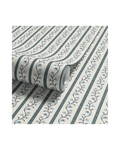 Juniper Floral Stripe - Stone Blue (WP)