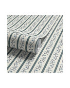 Juniper Floral Stripe - Stone Blue (WP)