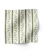 Juniper Floral Stripe - Petal/Pistachio (F)