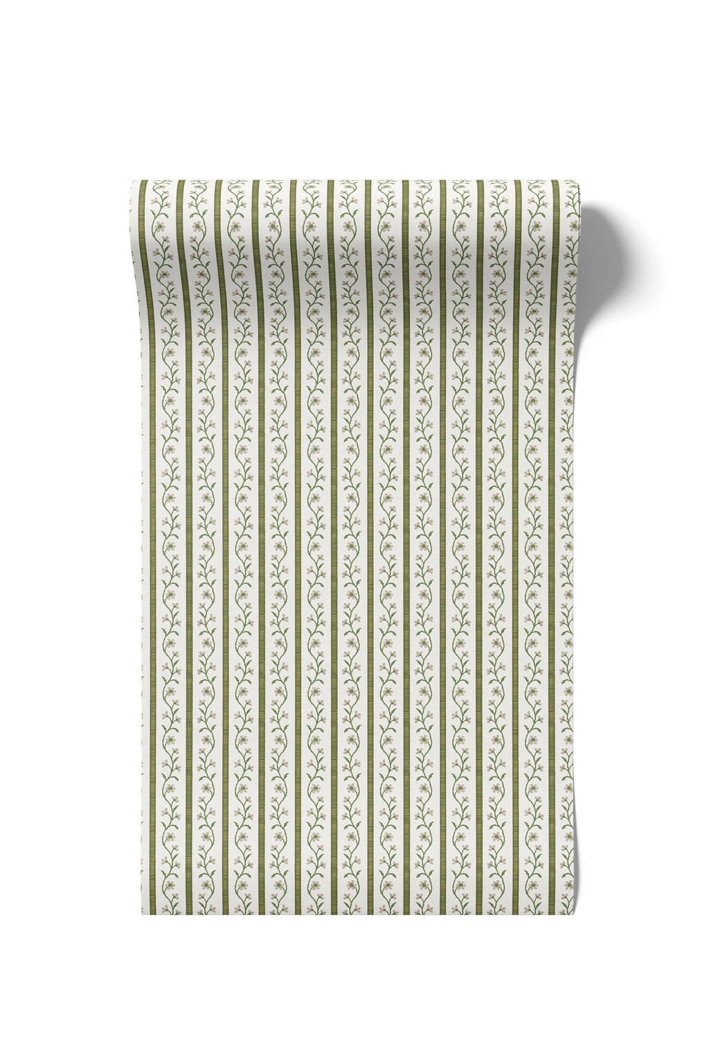 Juniper Floral Stripe - Petal/Pistachio (WP)