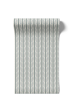 Juniper Floral Stripe - Stone Blue (WP)