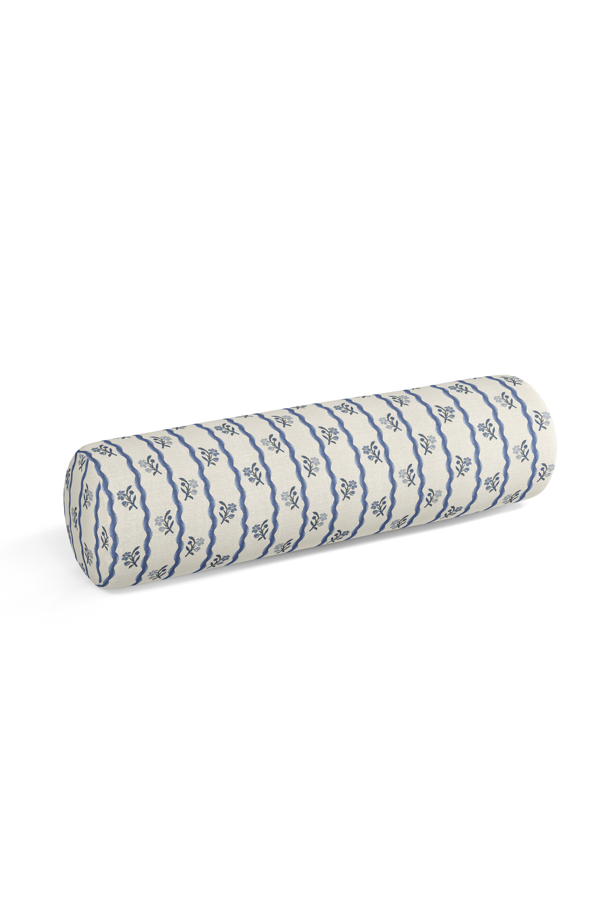 Posey Ricrac Stripe Pillow in Delft