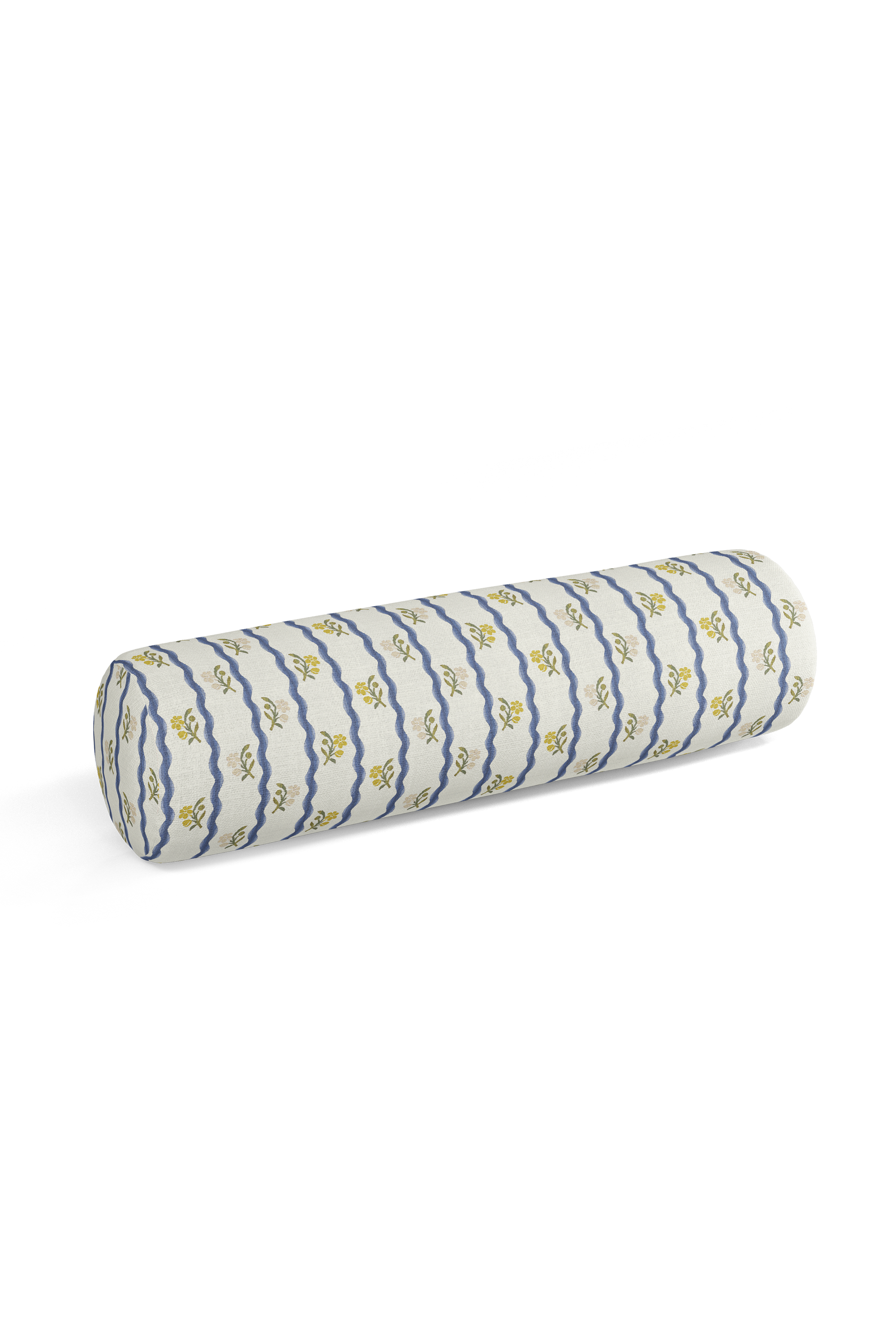Posey Ricrac Stripe Pillow in Goldenrod Multi