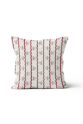 Posey Ricrac Stripe Pillow in Rouge