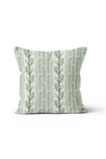 Rambling Vine Pillow in Moss