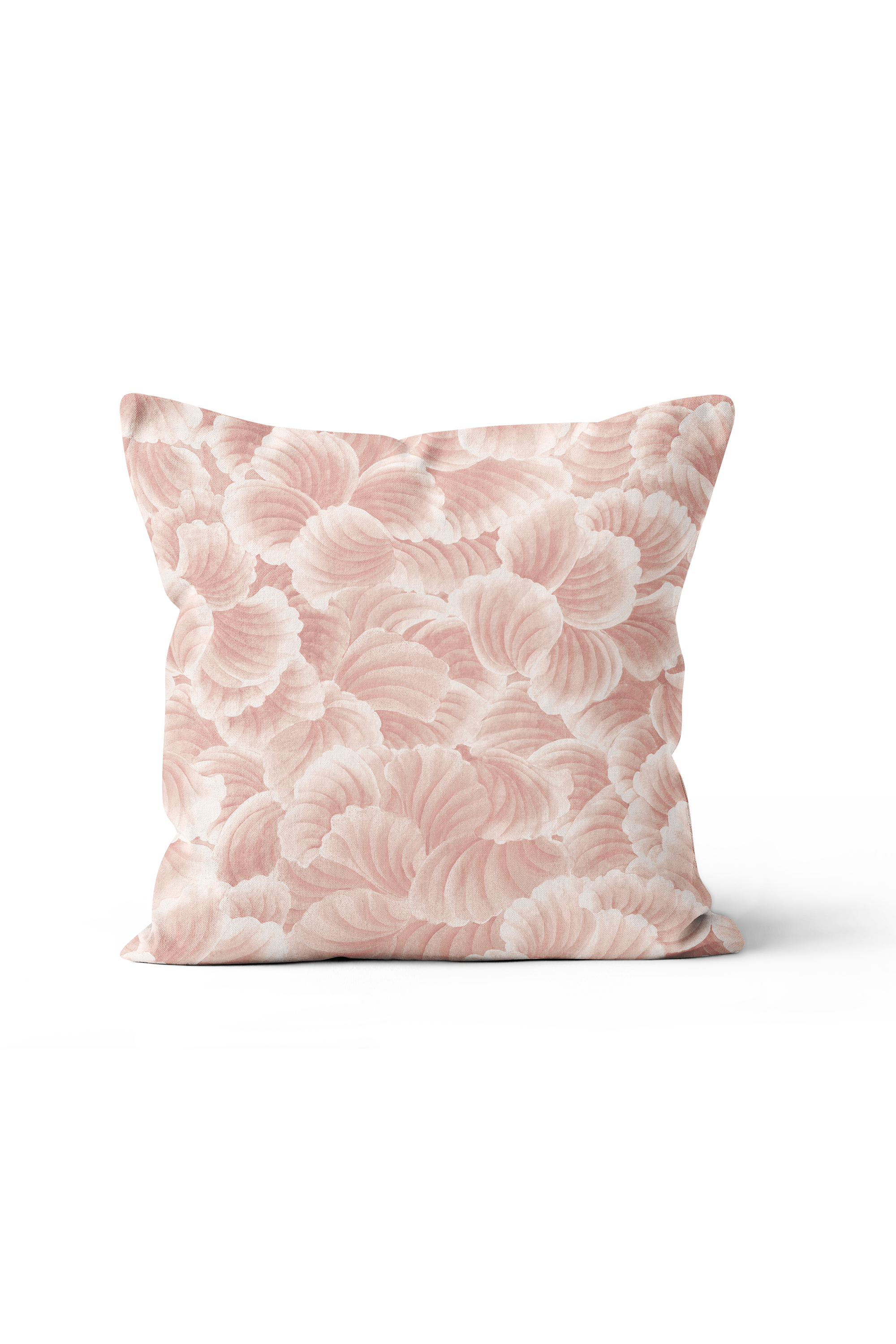 Seafarer Shell Pillow in Coral