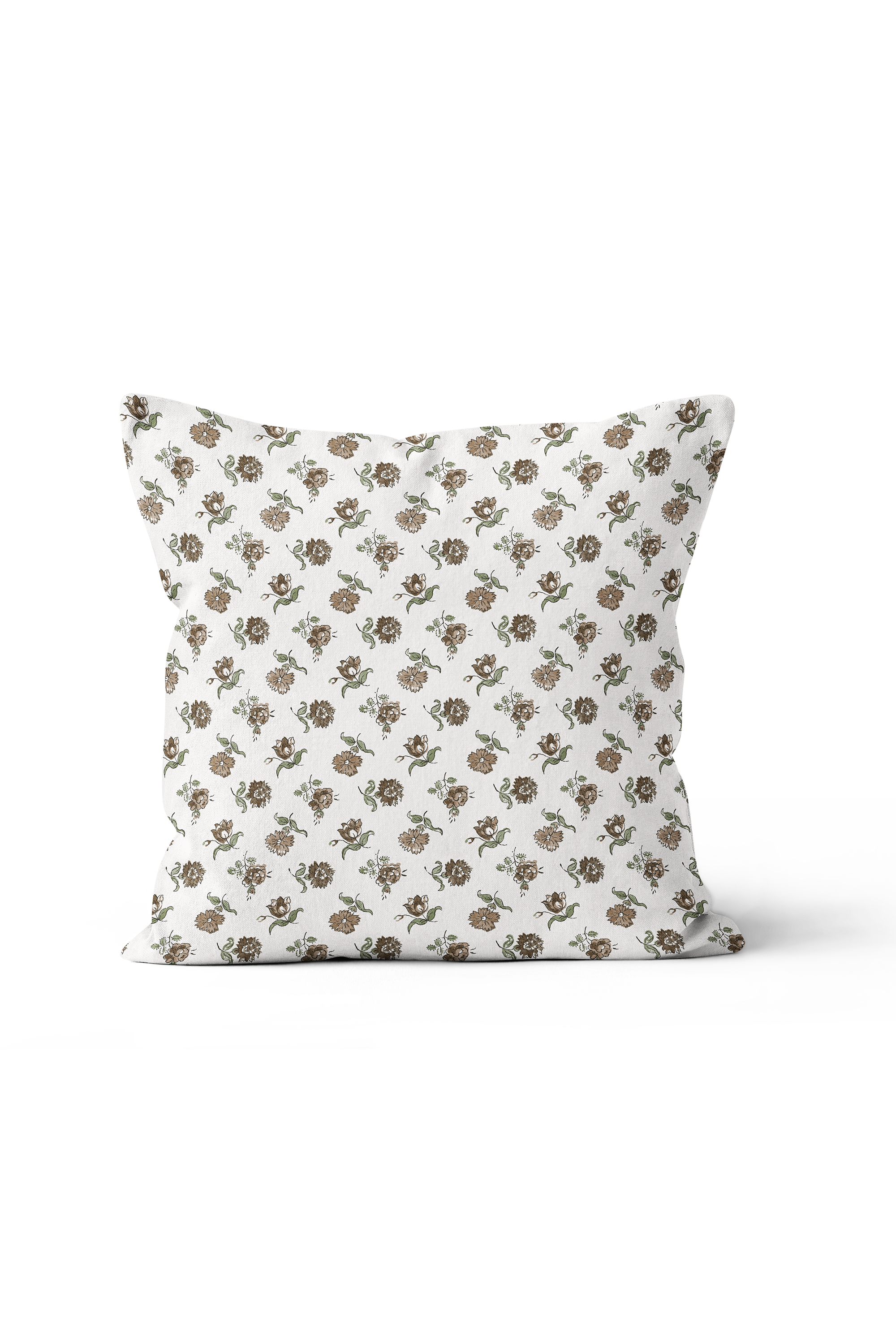 Tussie-Mussie Pillow in Nutmeg